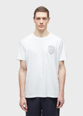 T-SHIRT VINTAGE BRASAO TRACO MC BRANCO
