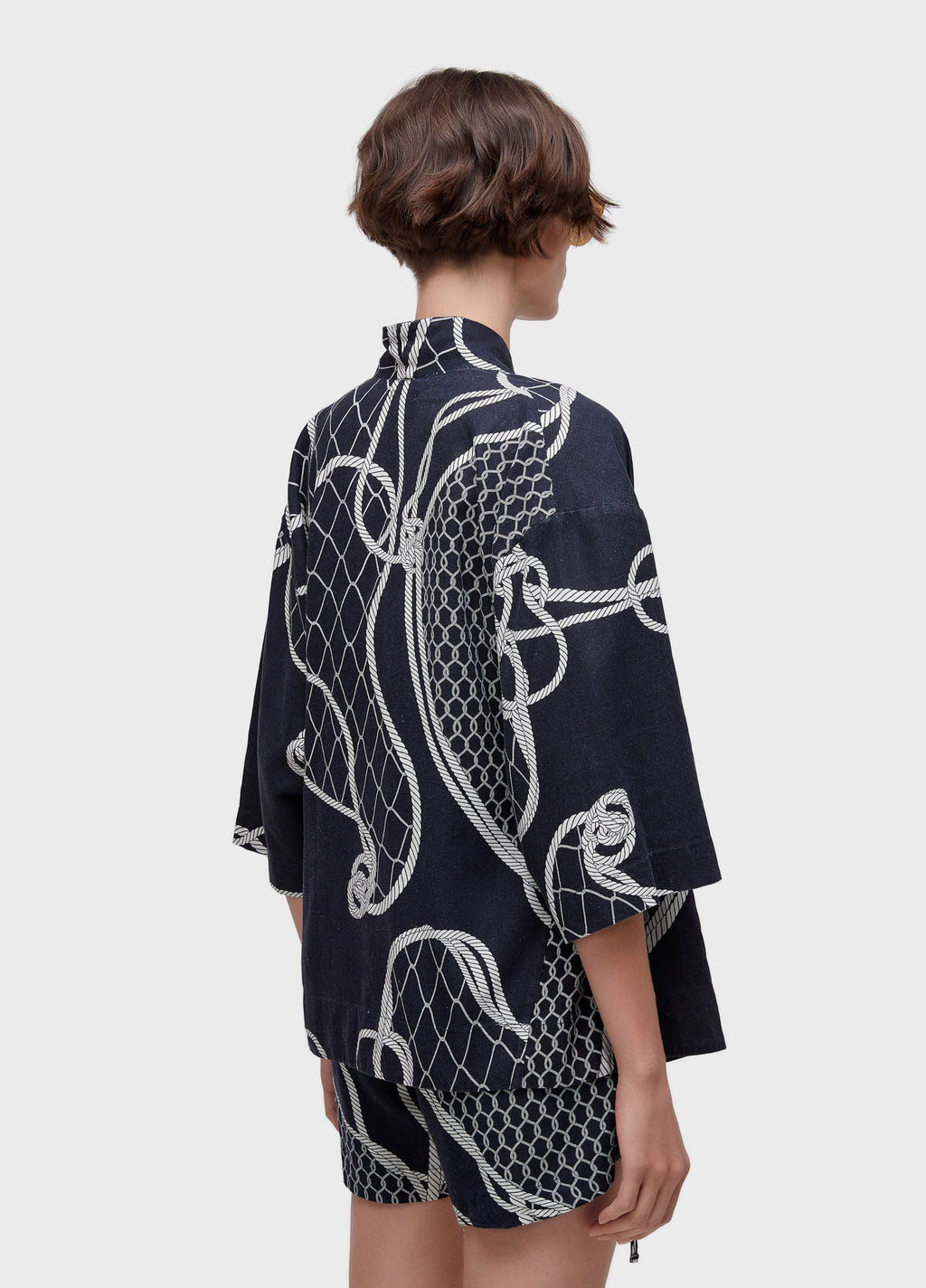 KIMONO ML KNOT BLUE