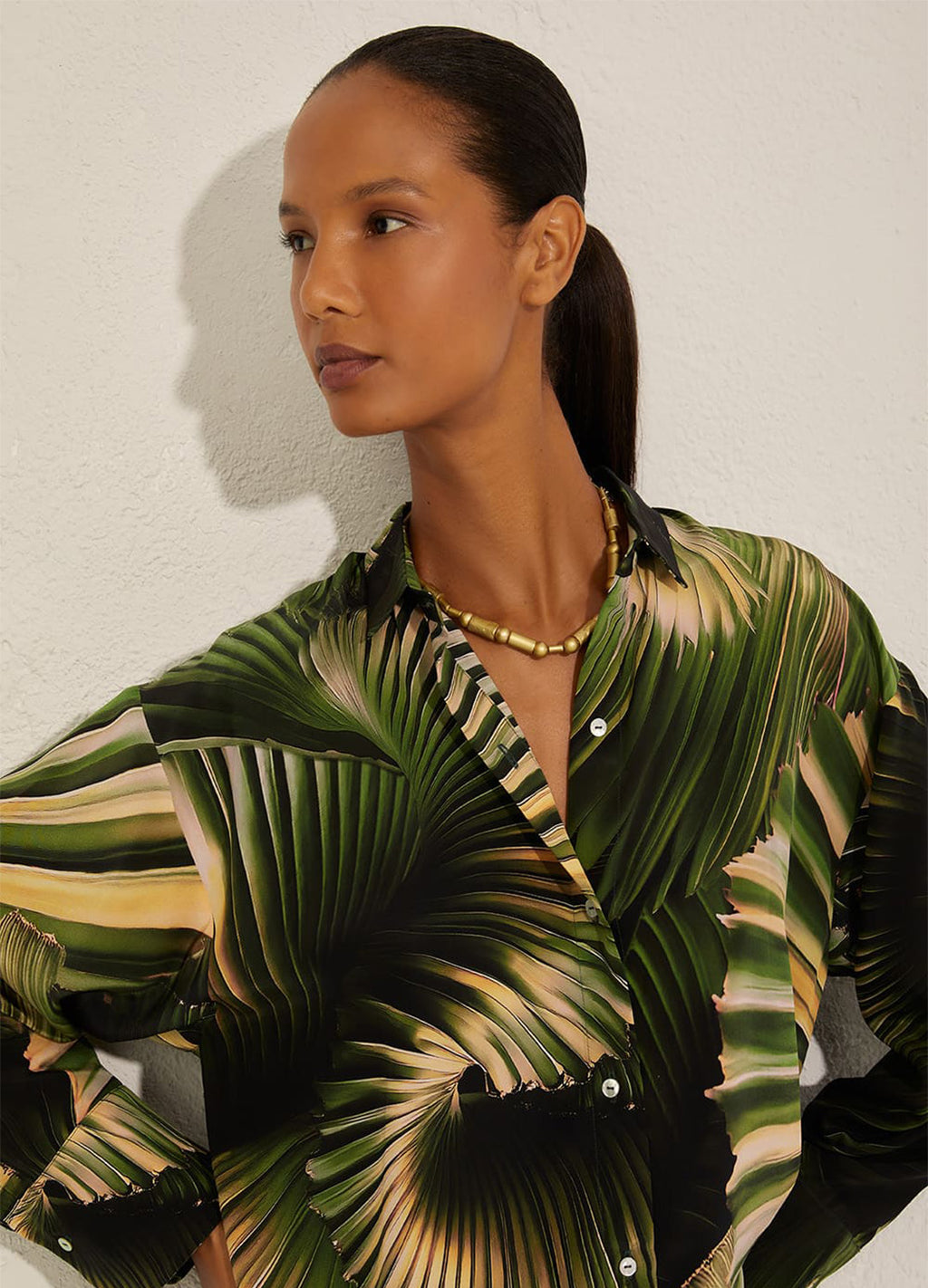 CAMISA SEDA OVERSIZED ORIGAMI