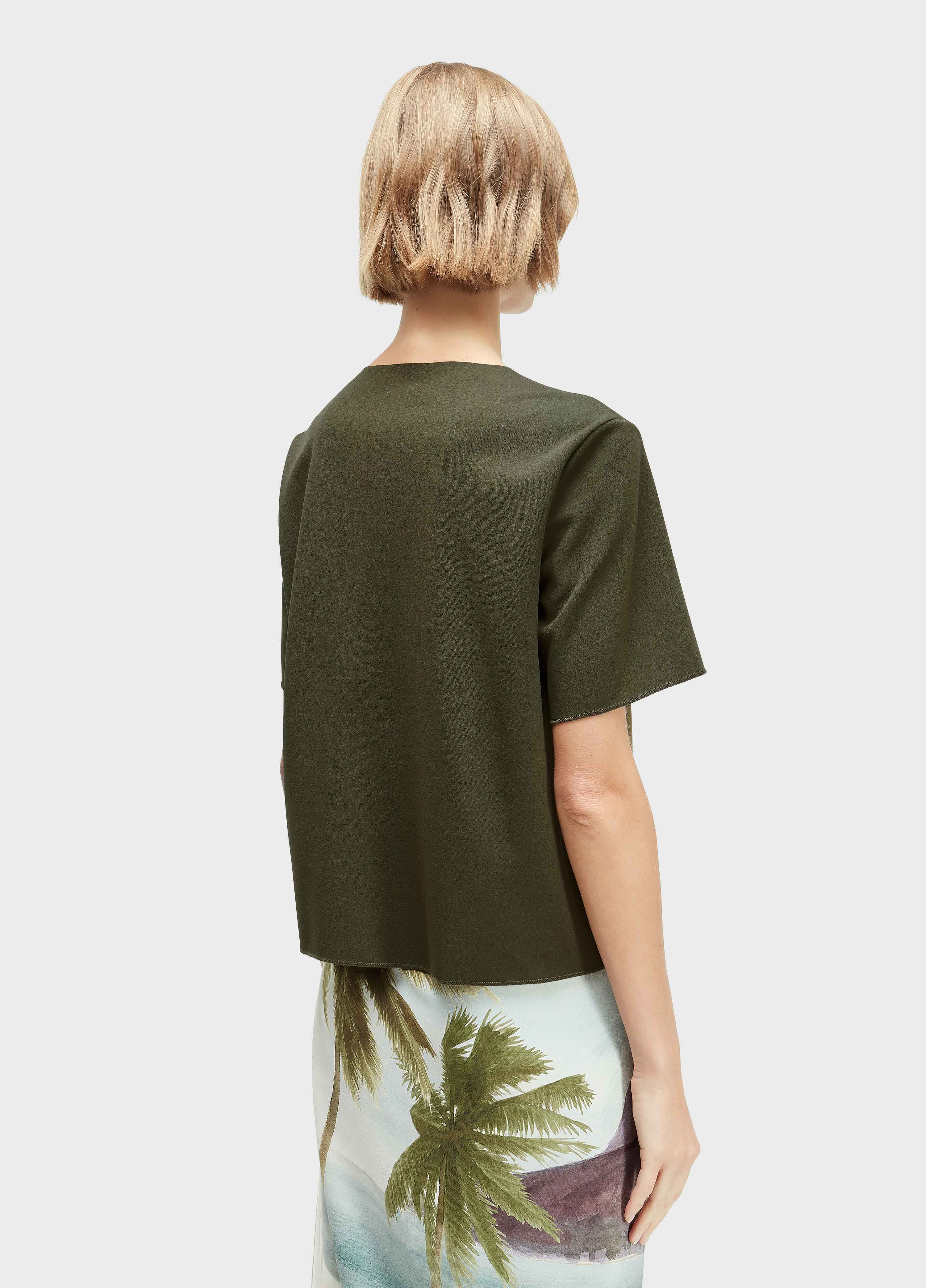BLUSA RECORTES TEXTURA