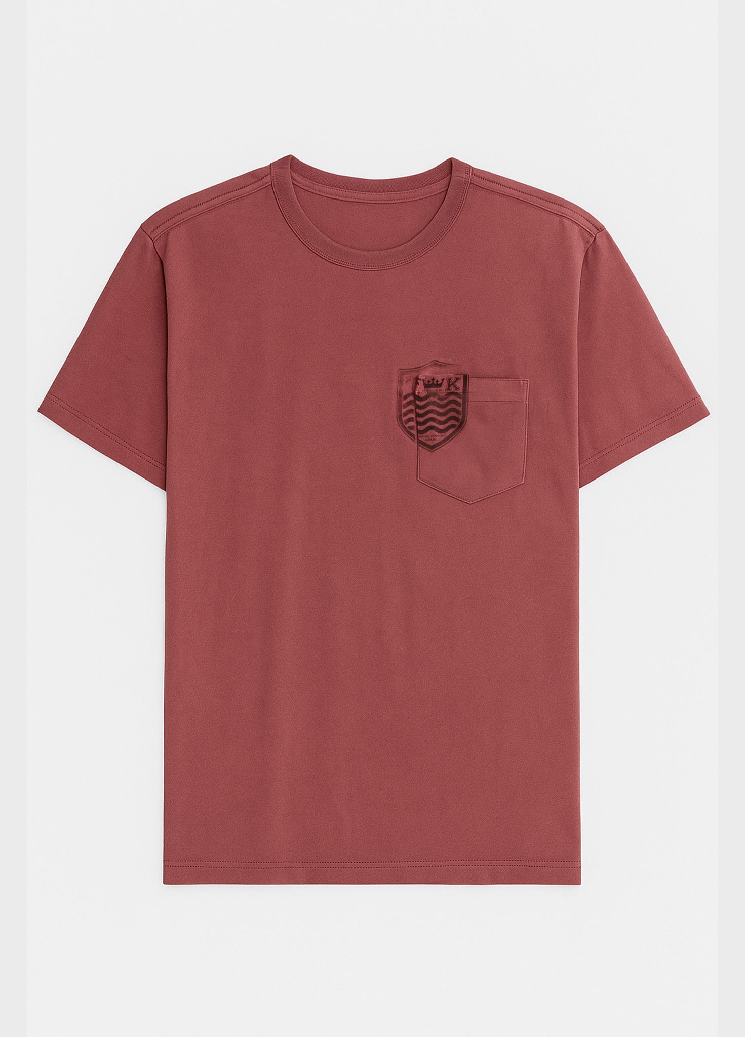 T-SHIRT BOLSO BRASÃO