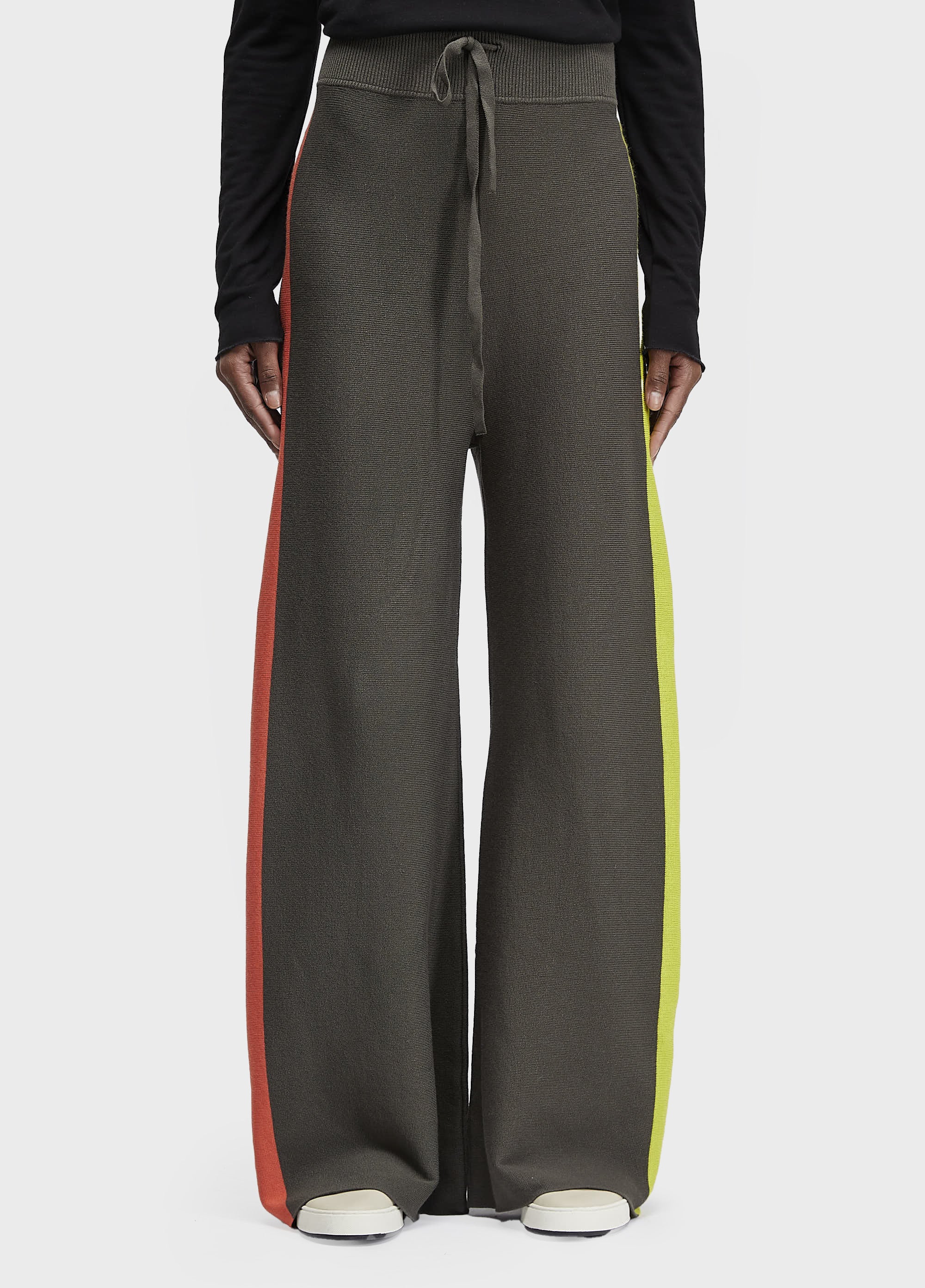 CALÇA TRICOT LISTRADO