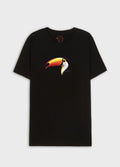 T-SHIRT SLIM VINTAGE TUCANO MC PRETO