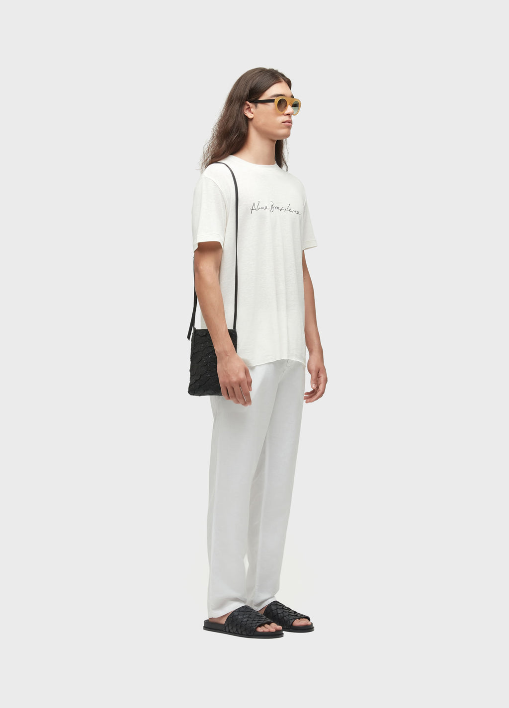 CALCA ALFAIATARIA FLUID LINEN