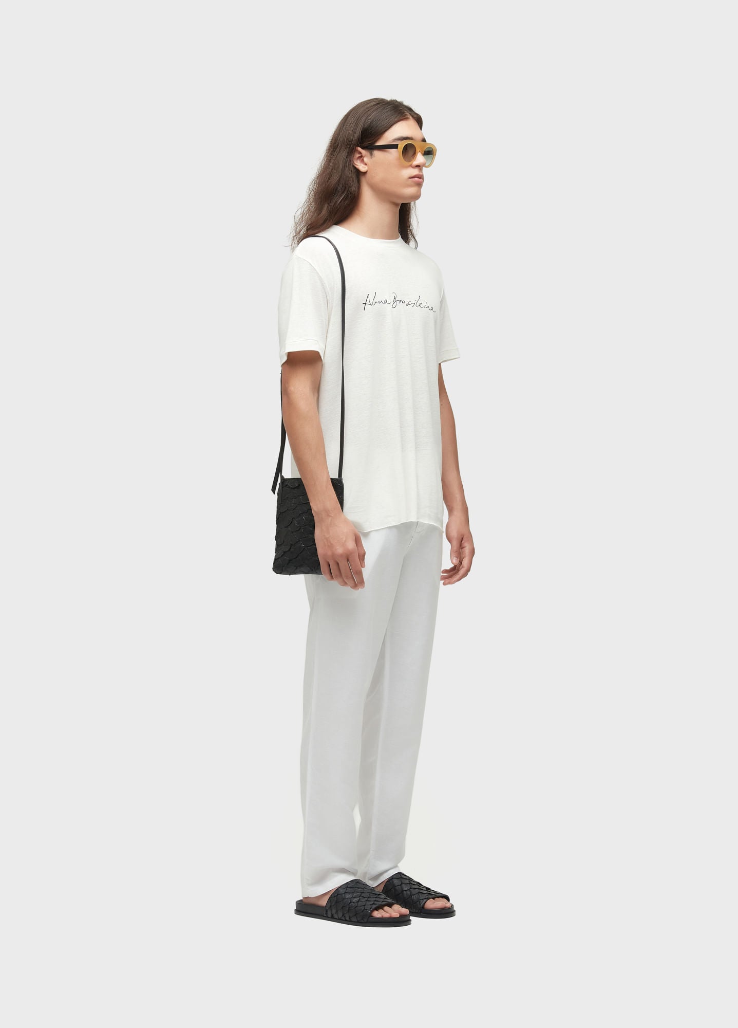 CALCA ALFAIATARIA FLUID LINEN