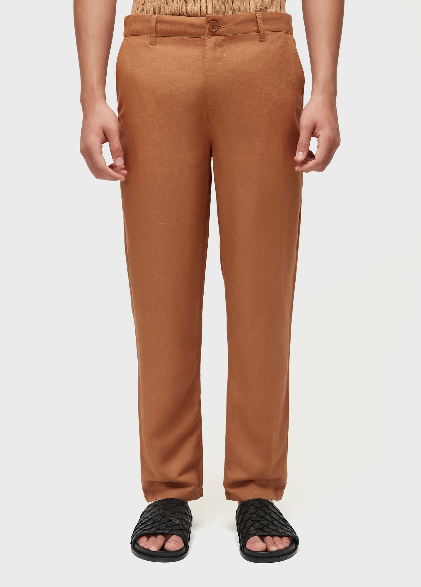CALCA ALFAIATARIA FLUID LINEN