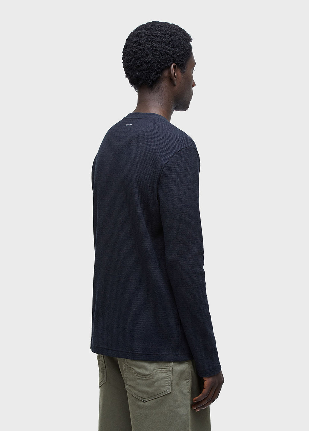 T-SHIRT RIBBED JUTA ML PRETO