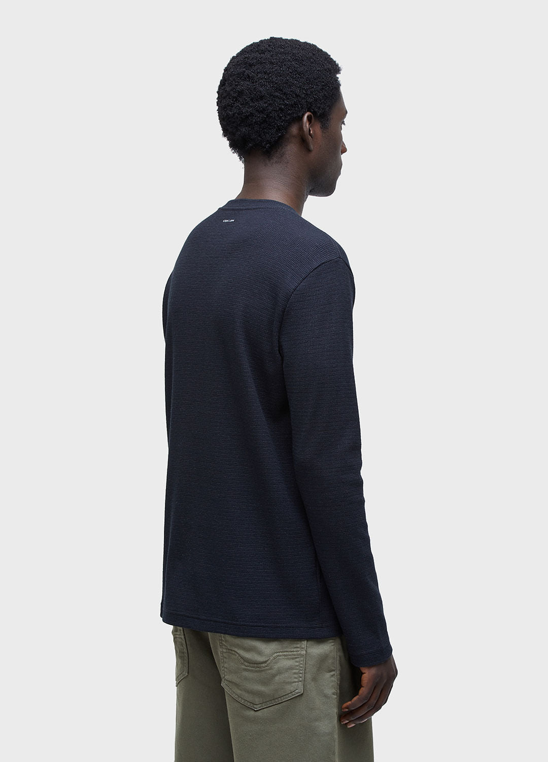 T-SHIRT RIBBED JUTA ML PRETO