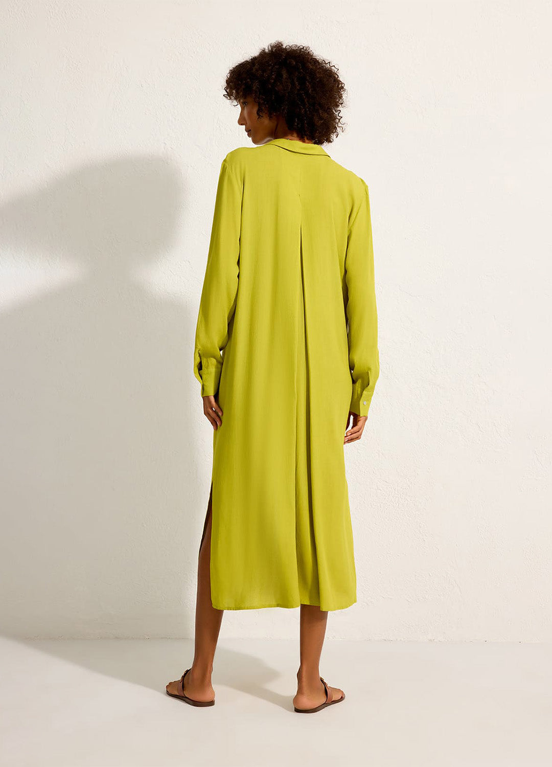 CHEMISIER PREGA COSTAS VERDE HORTO