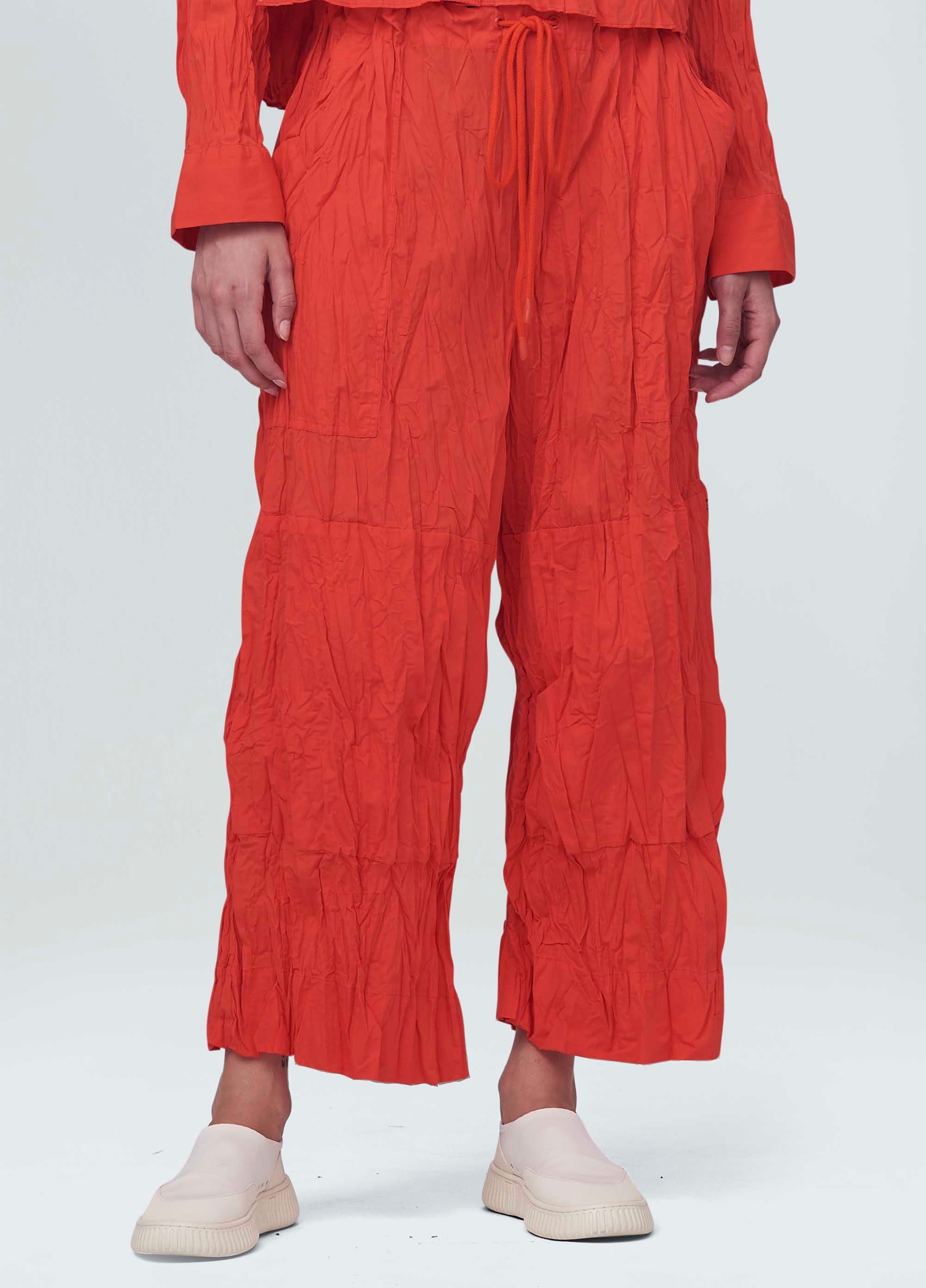CALÇA TRICOLINE WRINKLED