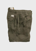 SHORT 100% LINHO VERDE MUSGO