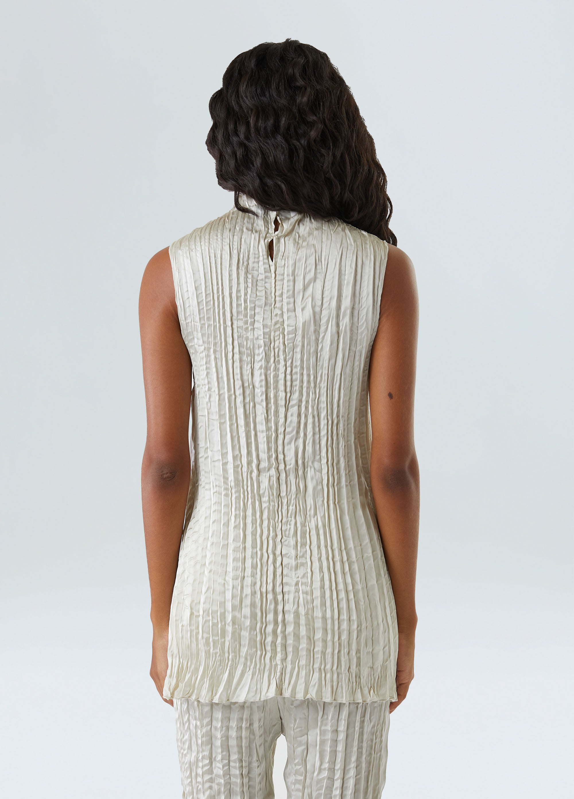 BLUSA WRINKLED SATIN