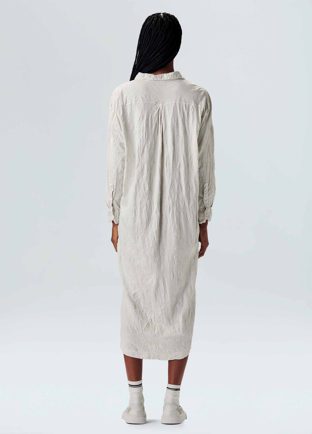 VESTIDO CHEMISE AMASSADA CASUAL