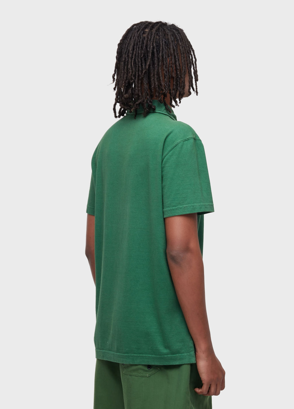 CAMISA POLO STONE MC COLORS VERDE MATA