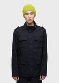 PARKA MASC POCKETS GOLA ALTA PRETO