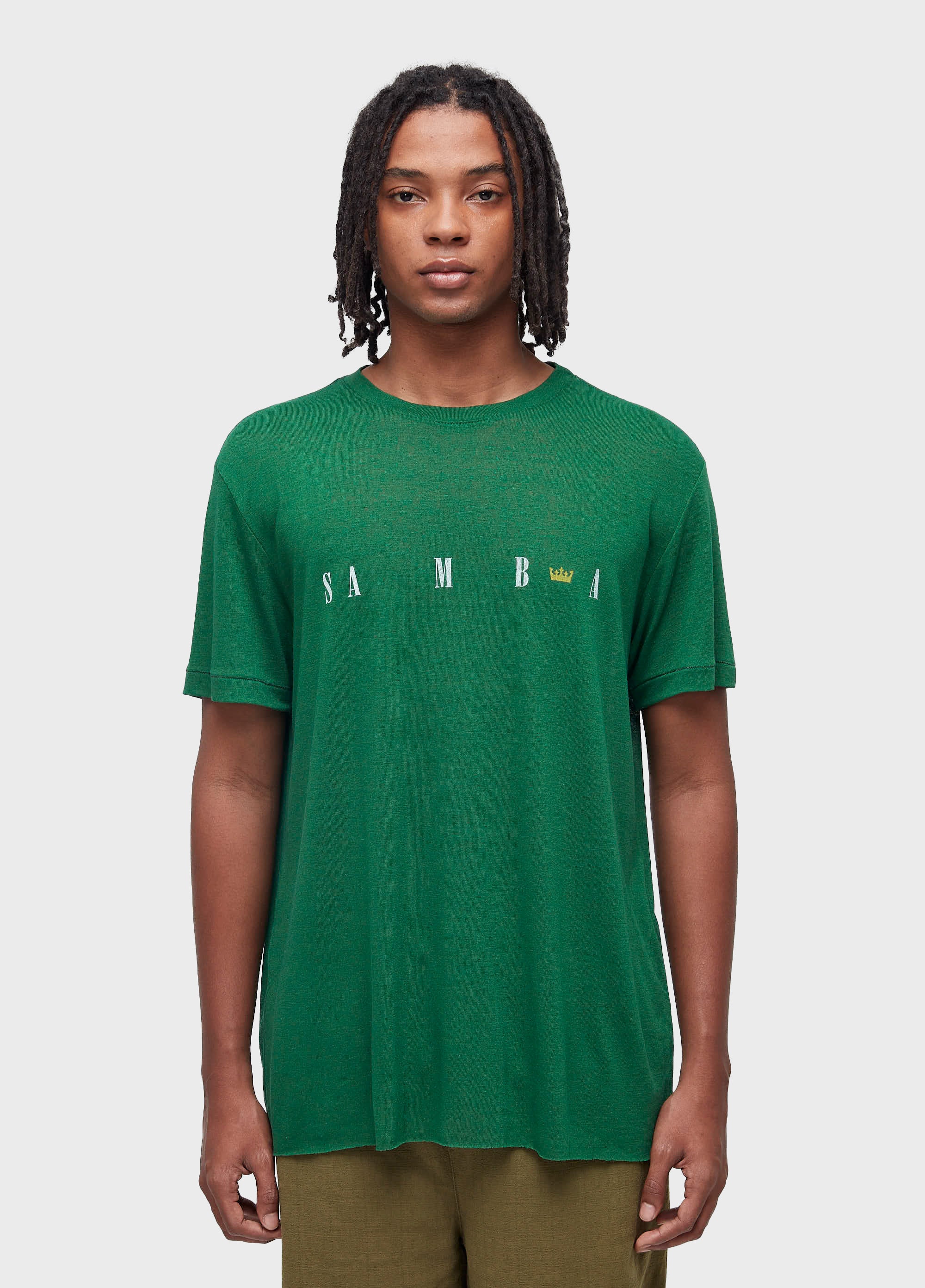 T-SHIRT SAMBA COROA LIGHT LINEN MC