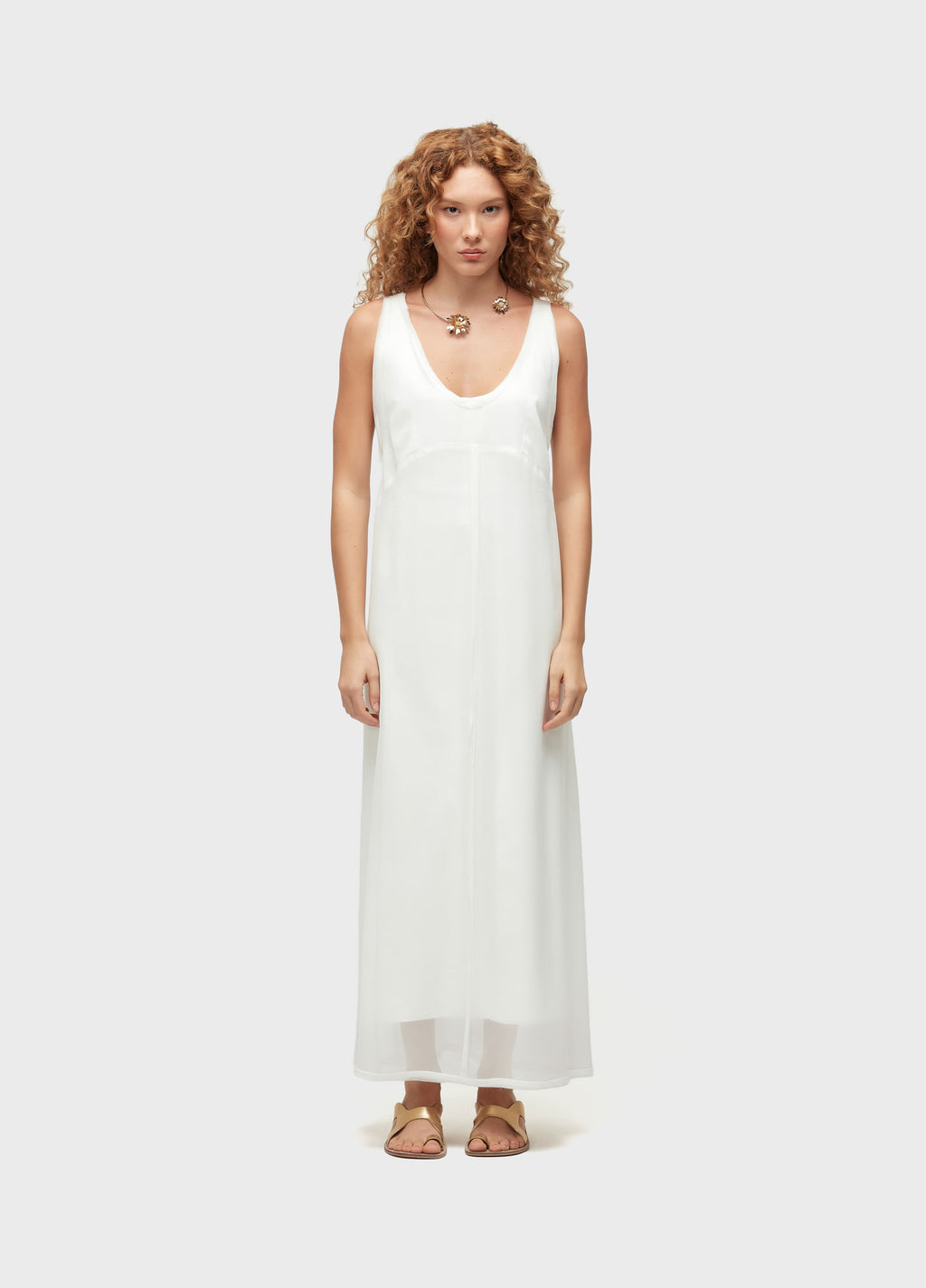VESTIDO LONGUI DESFIADO GGT