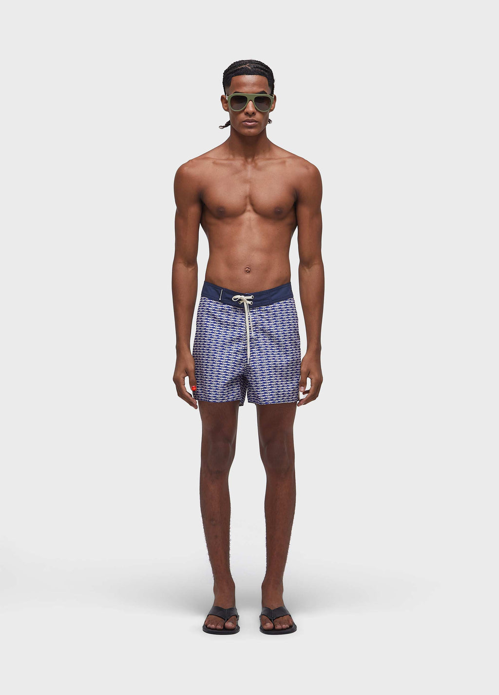 BERMUDA SURF FISH TINY MARINHO/OFF-WHITE