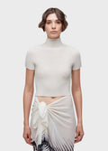 BLUSA MC PIXEL OFF-WHITE