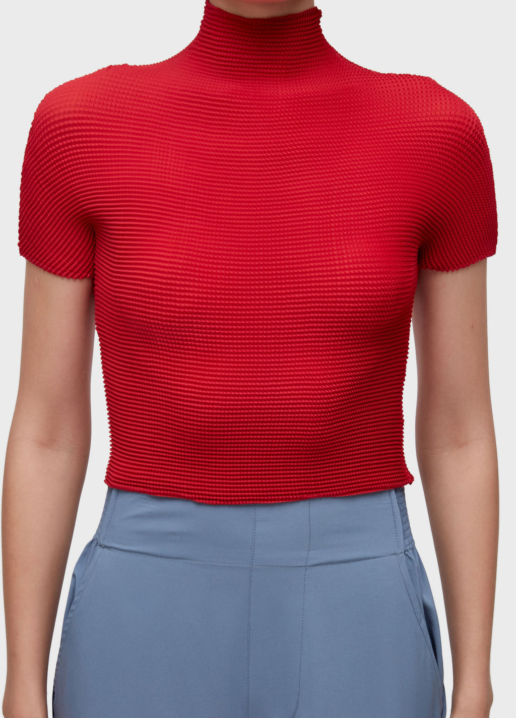 BLUSA MC PIXEL VERMELHO ACEROLA