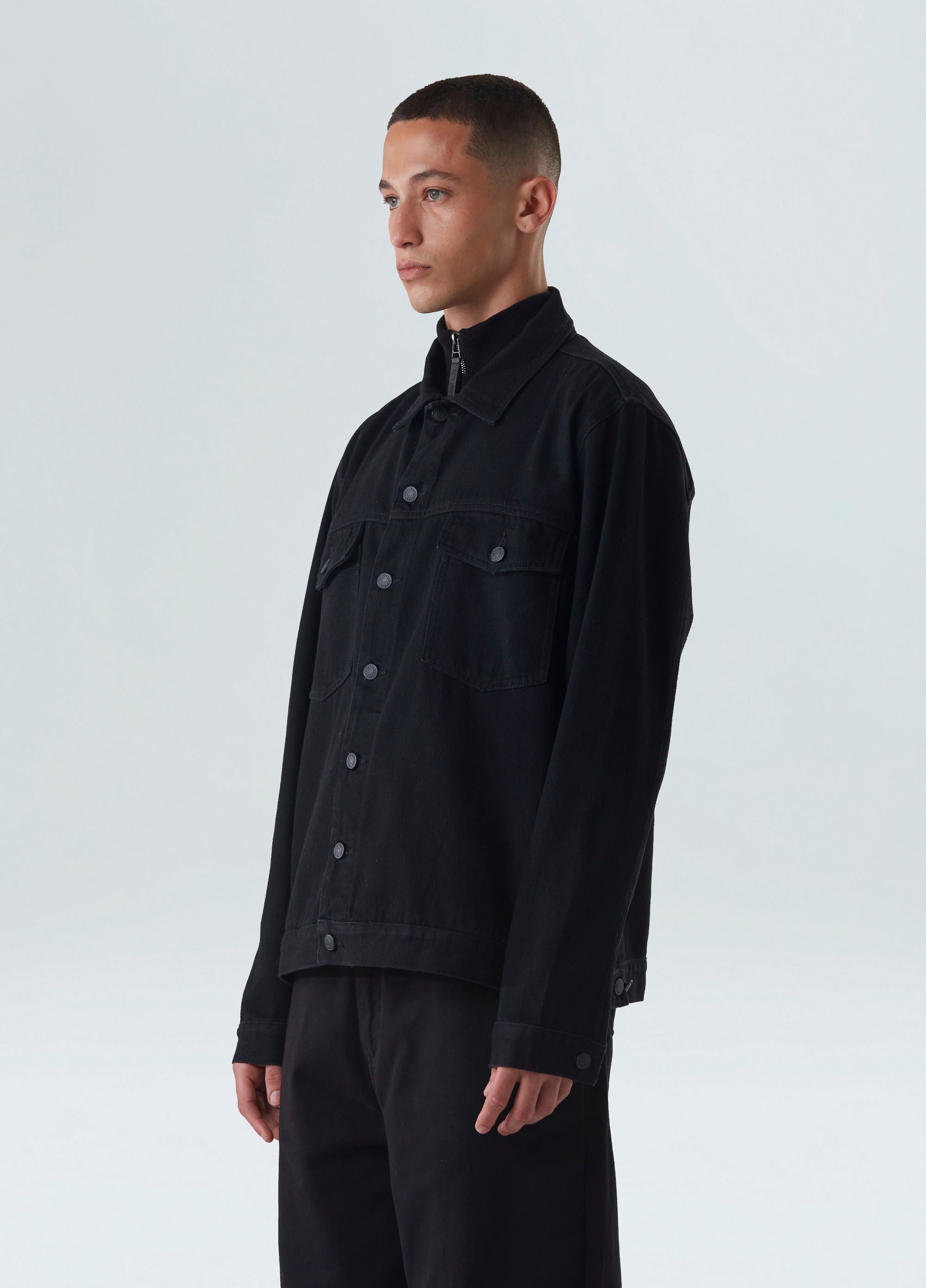 JAQUETA CLASSIC DENIM PRETO