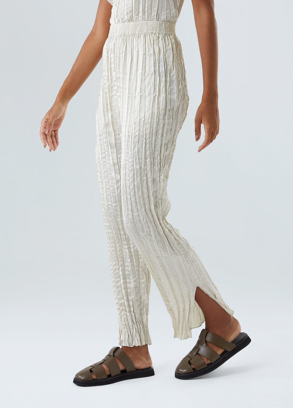 CALÇA WRINKLED SATIN