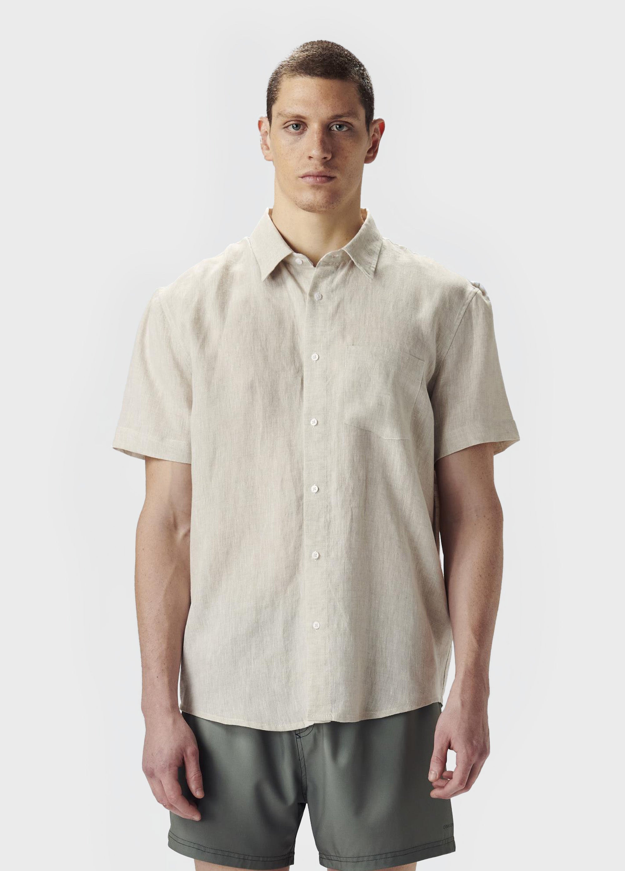 CAMISA CLASSIC LINEN MC