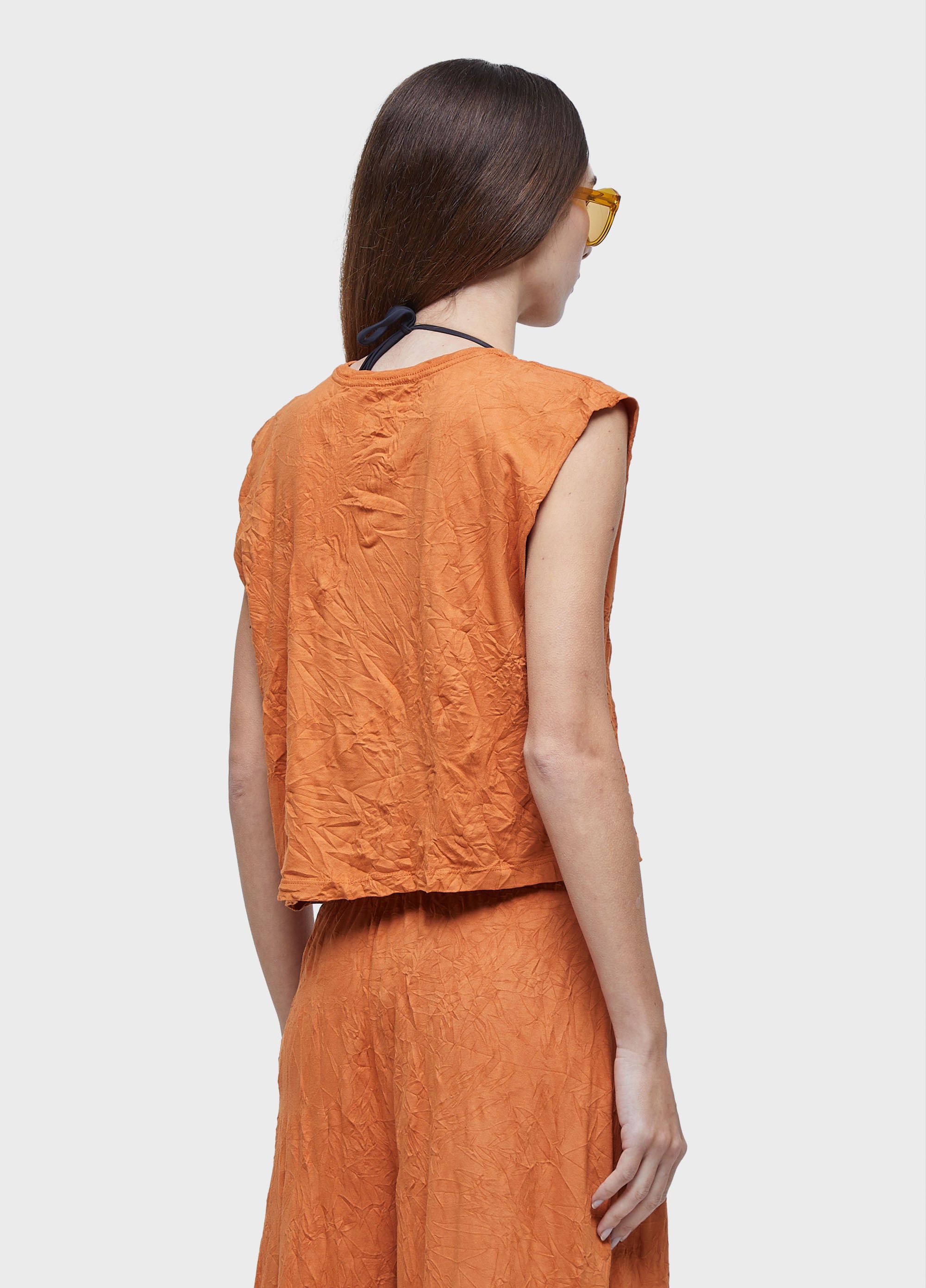 SLEEVELESS FEM WRINKLE COLOR