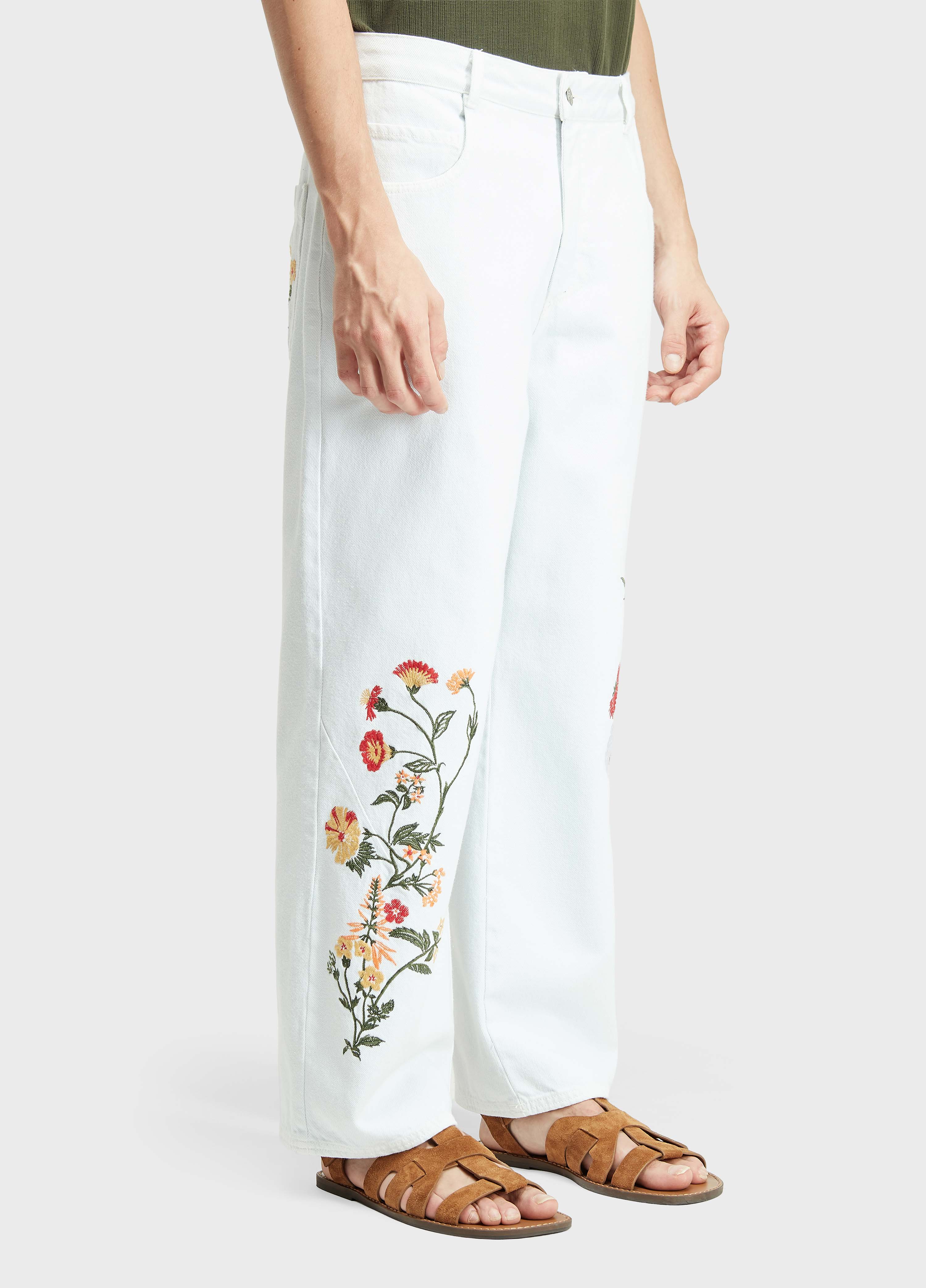 CALÇA OVER COTTON FLOWERS