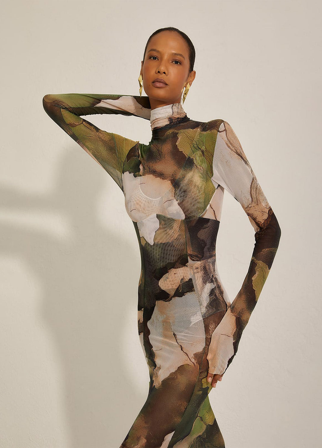 VESTIDO TULE CAMOUFLAGE