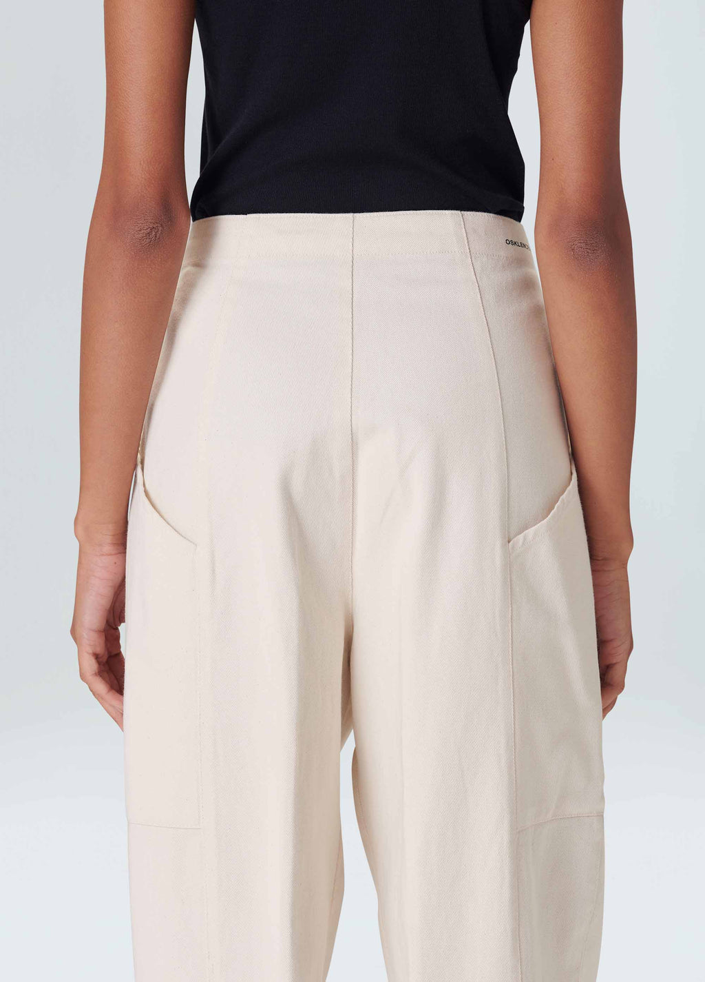 CALÇA BARREL WHITE