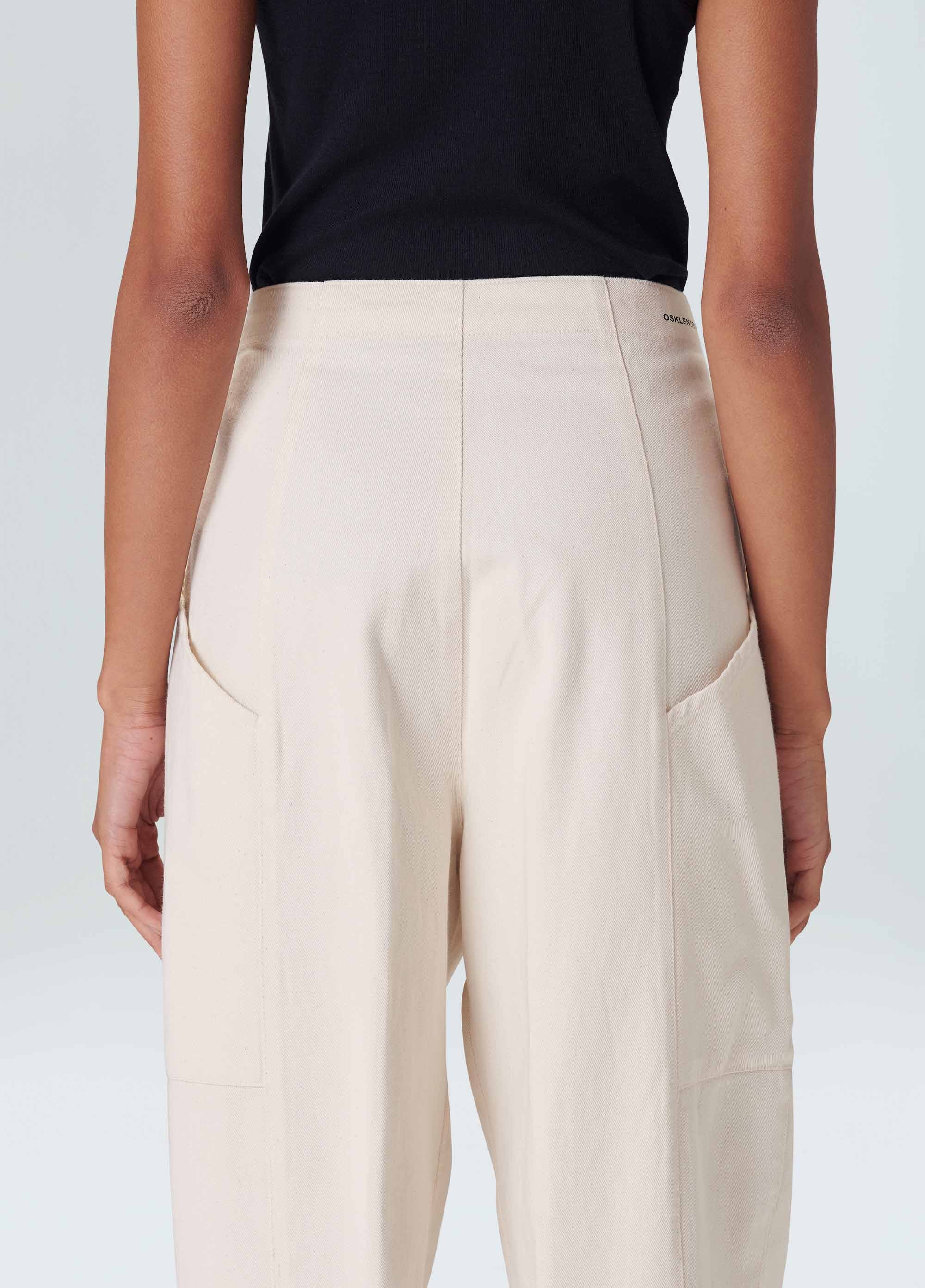 CALÇA BARREL WHITE