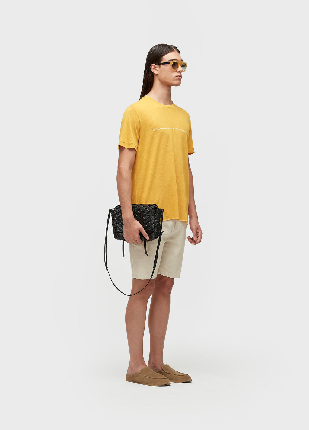 BERMUDA ALFAIATARIA BASIC LINEN