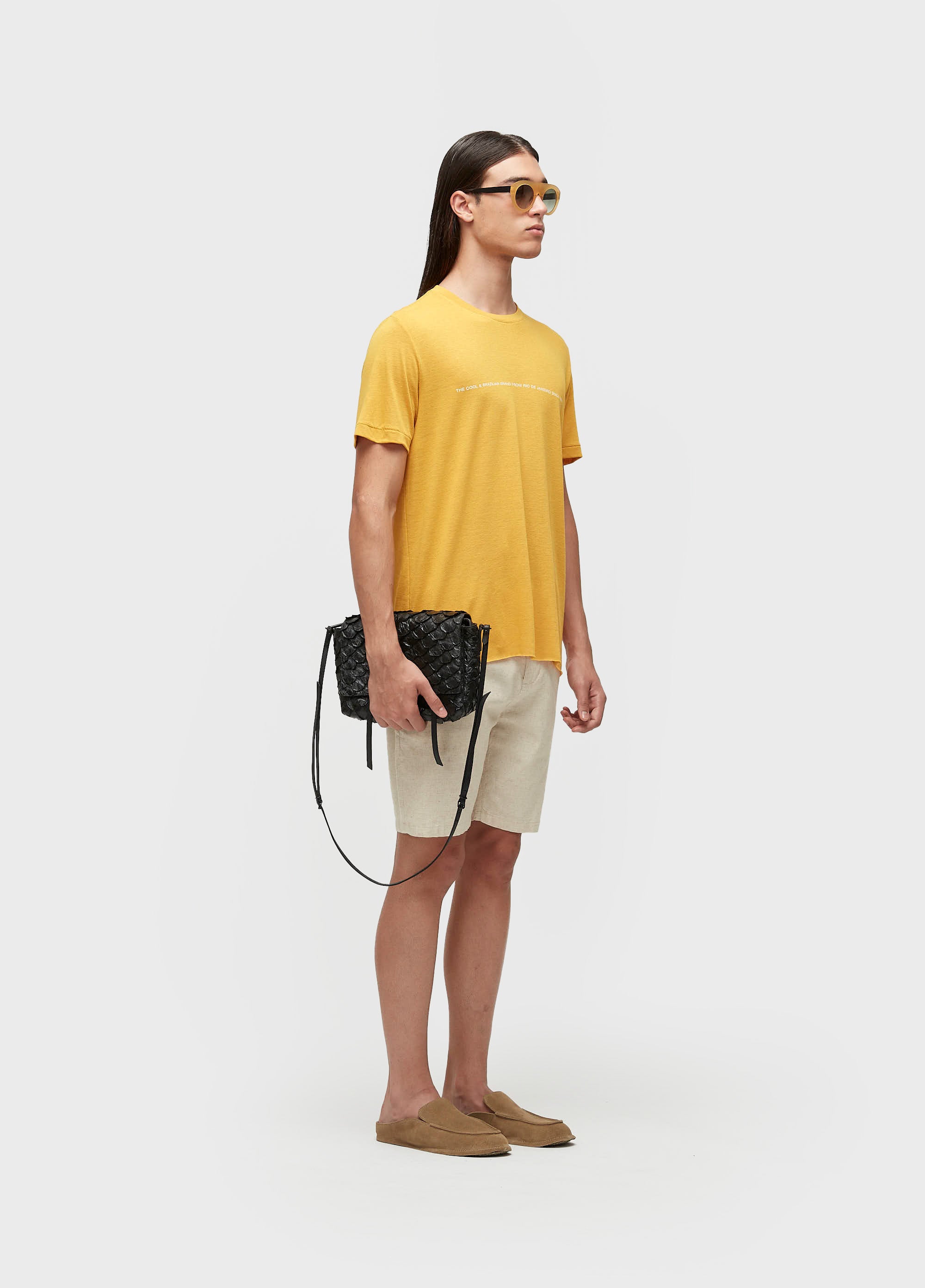 BERMUDA ALFAIATARIA BASIC LINEN