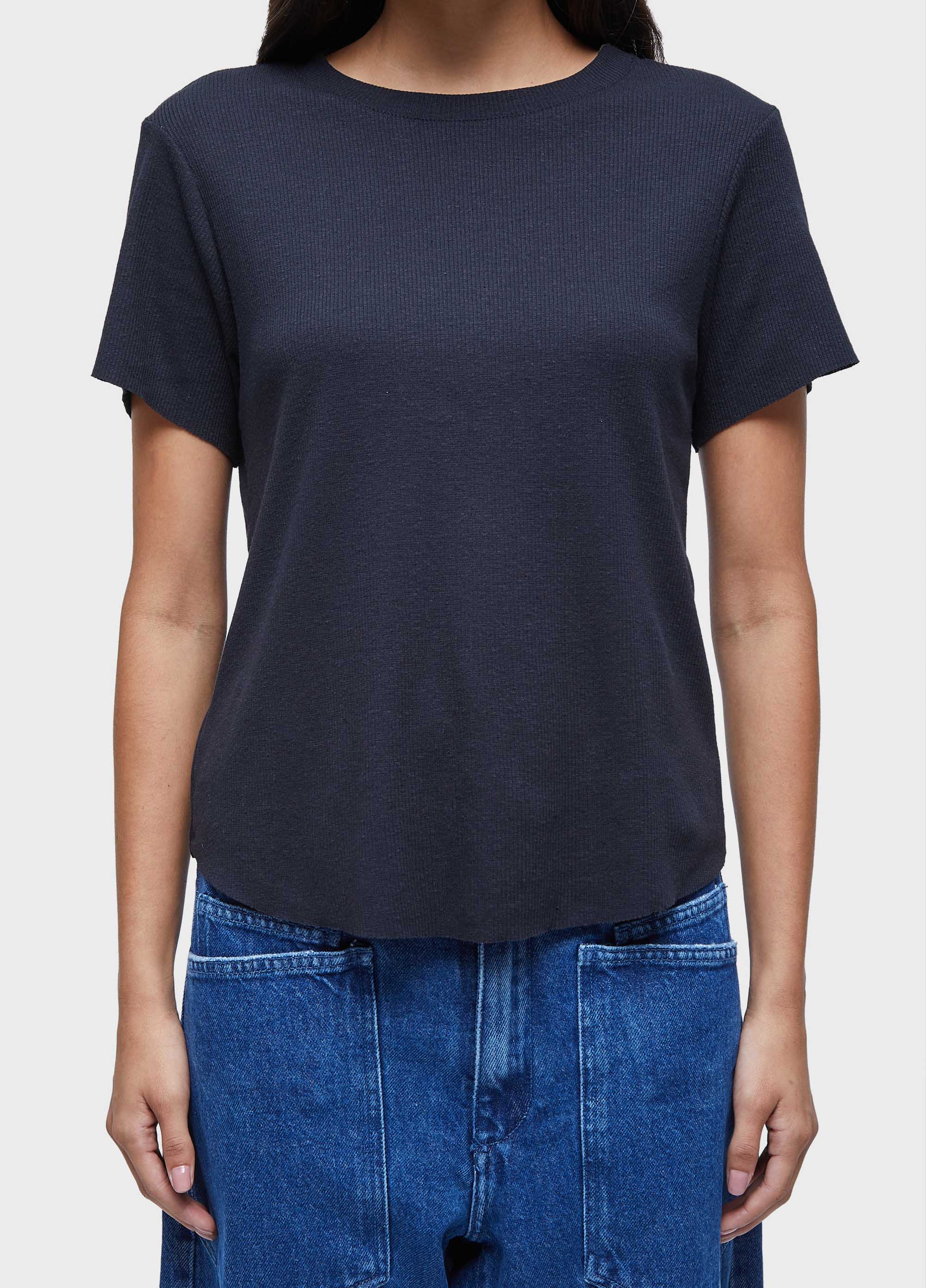 T-SHIRT FEM CANELADO LIGHT