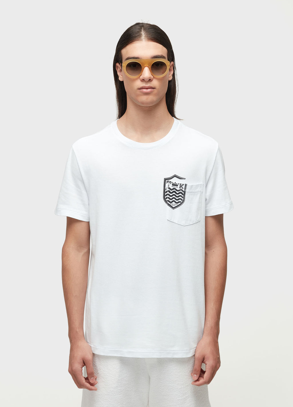 T-SHIRT BOLSO BRASAO MC BRANCO