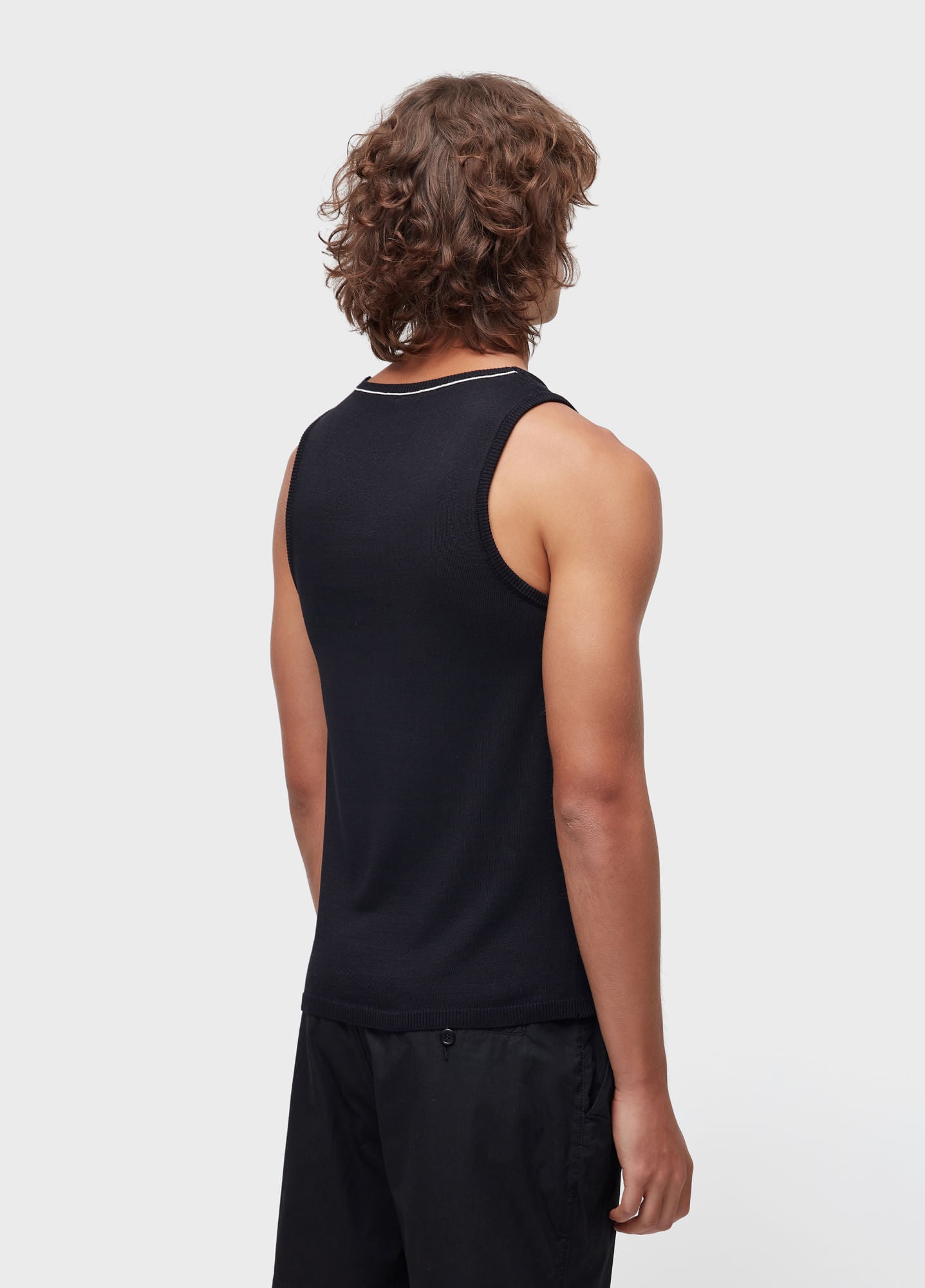 REGATA TRICOT CANELADO SLIM