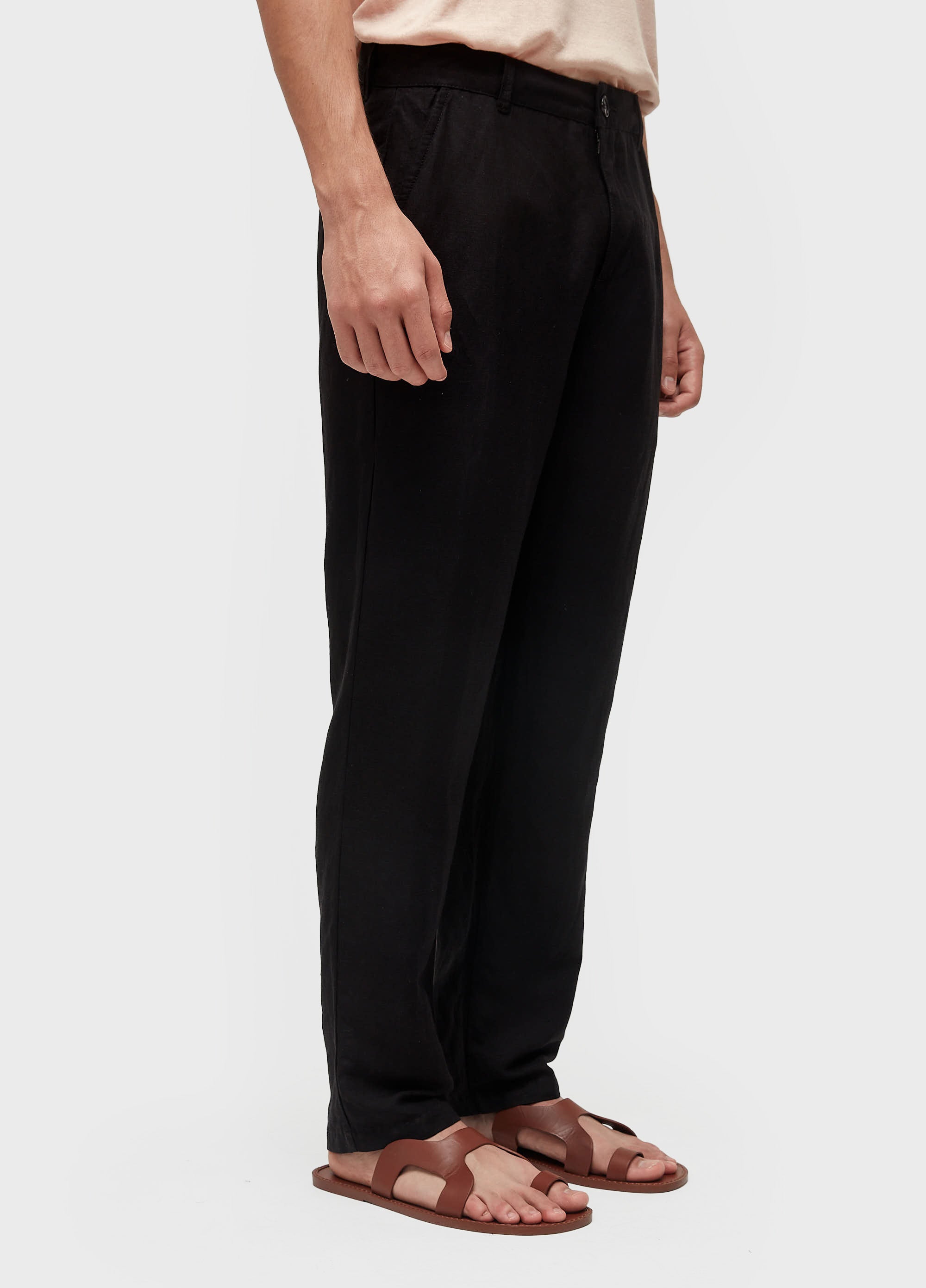 CALCA ALFAIATARIA FLUID LINEN