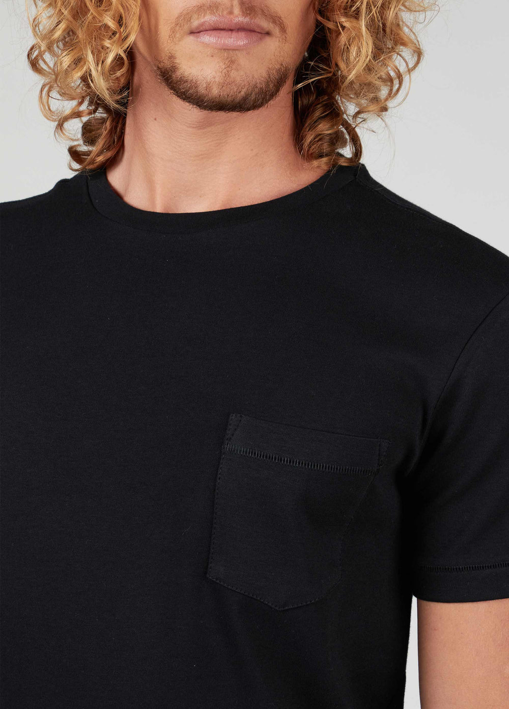 T-SHIRT SUEDINE BLACK