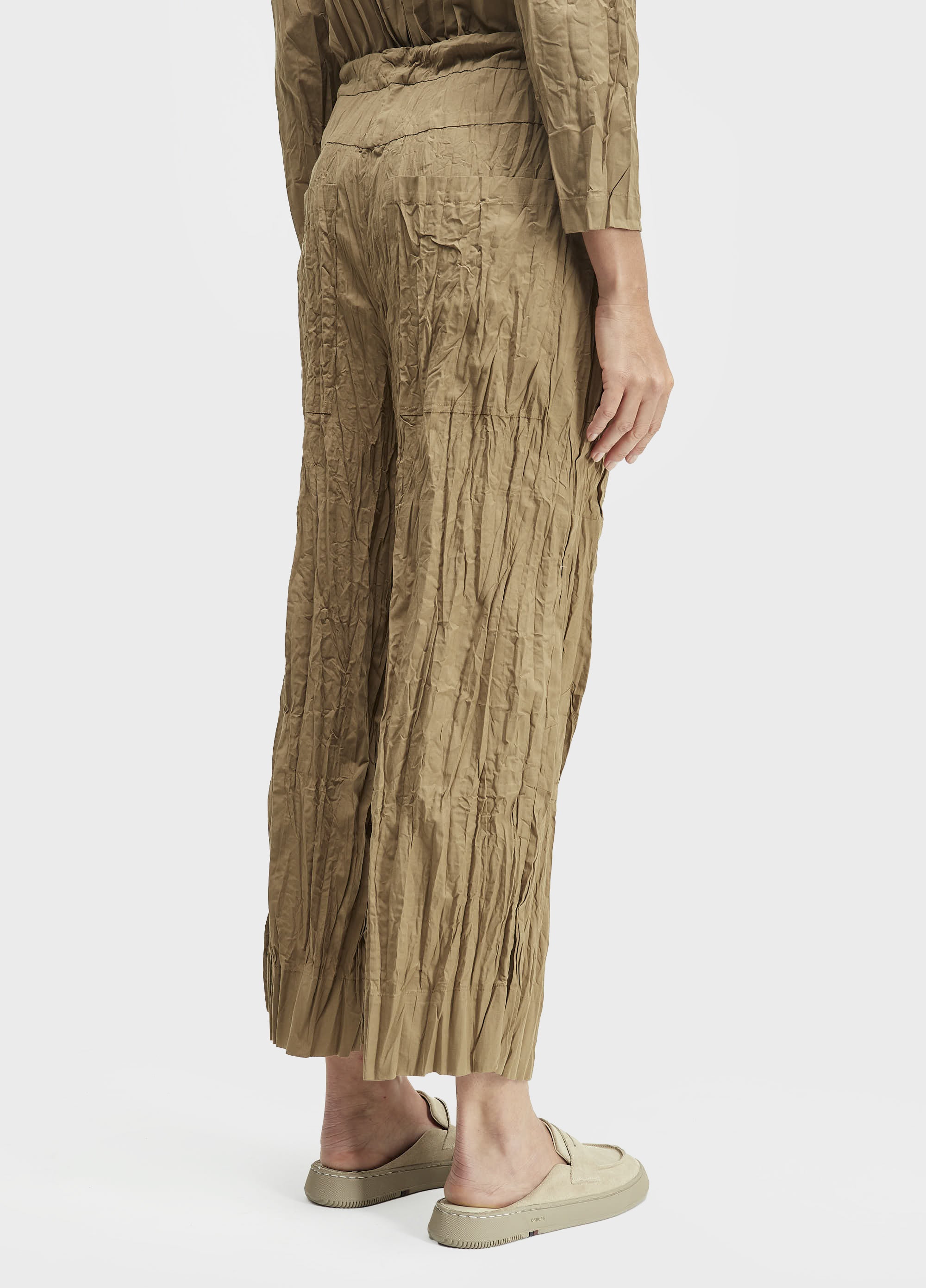 CALÇA TRICOLINE WRINKLED