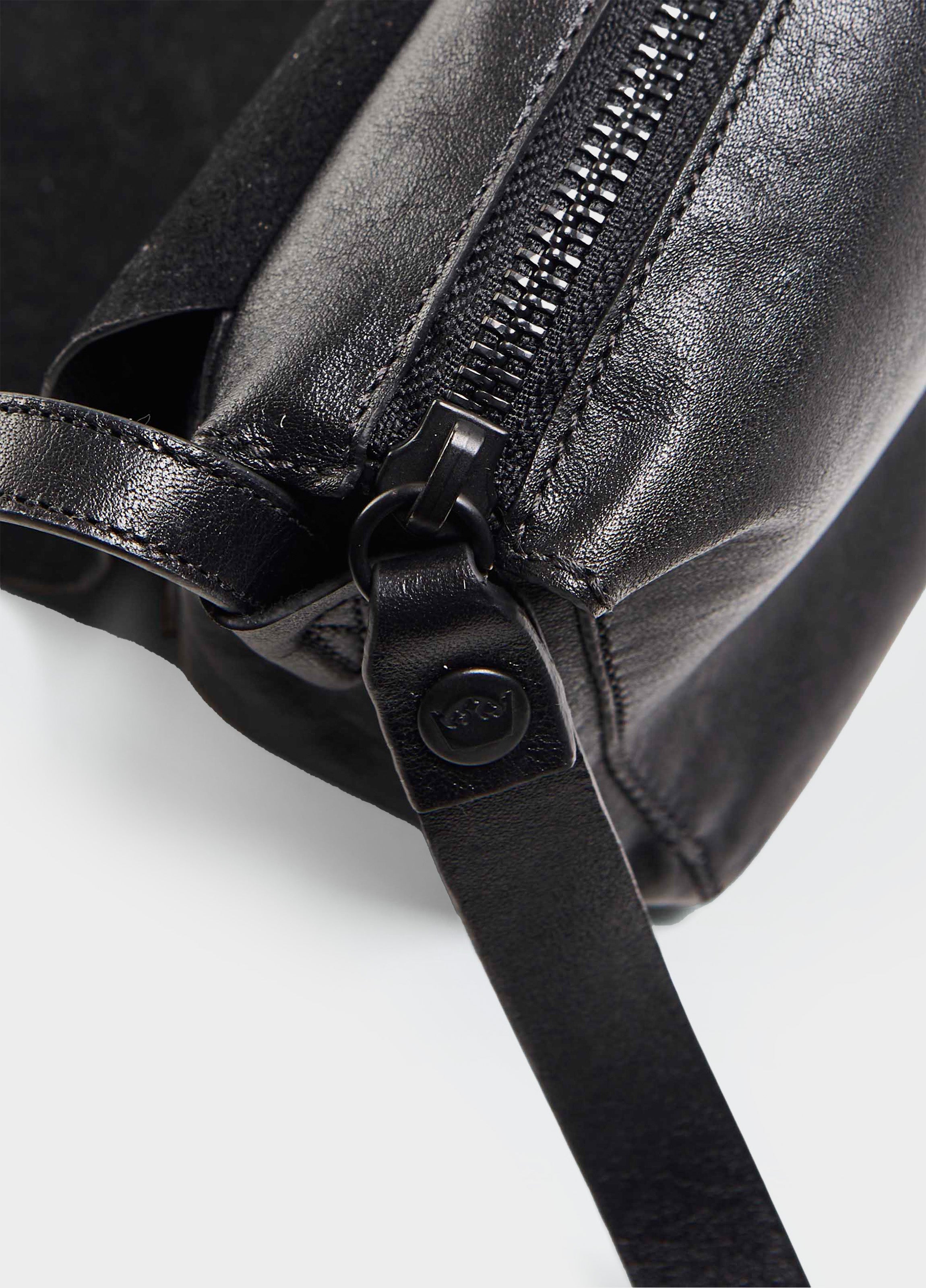 MINI LEATHER CROSSBODY E-BASICS BAG