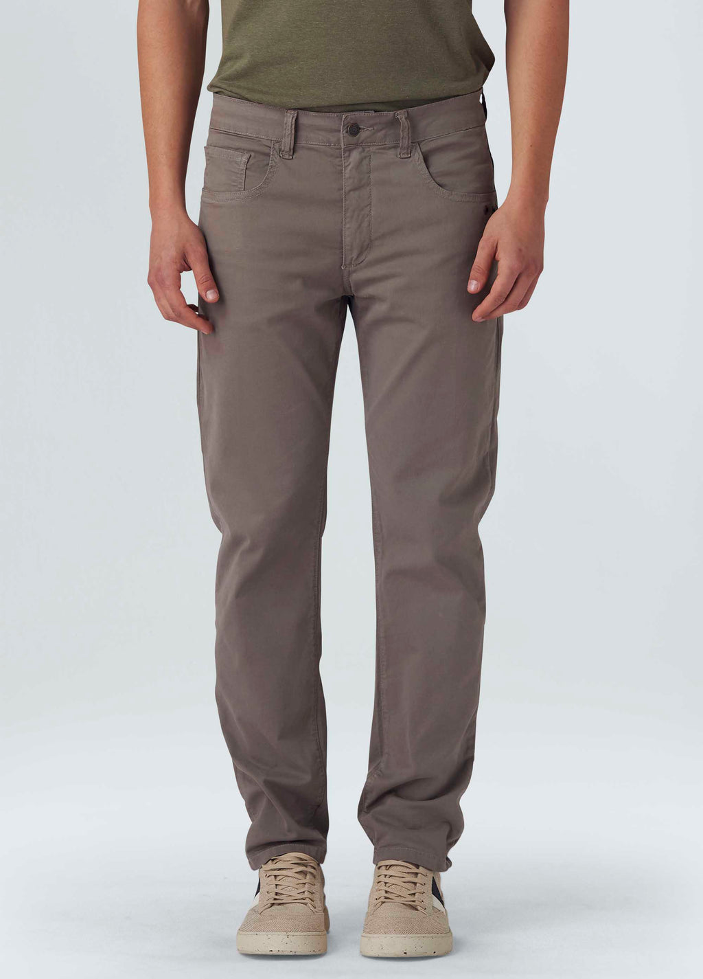 CALCA 5 POCKETS COLOR LISA CINZA