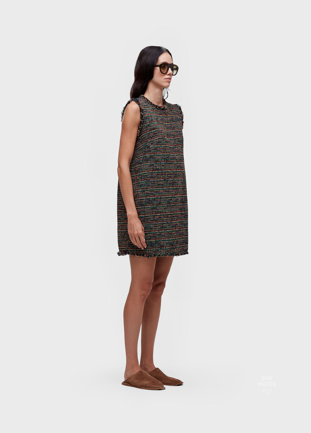 VESTIDO CURTO TEXTURE COLORS