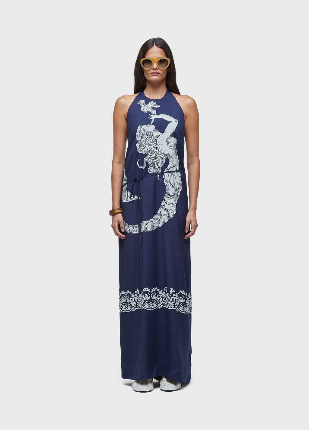 VESTIDO TRANSPASSE OCEAN BLUE