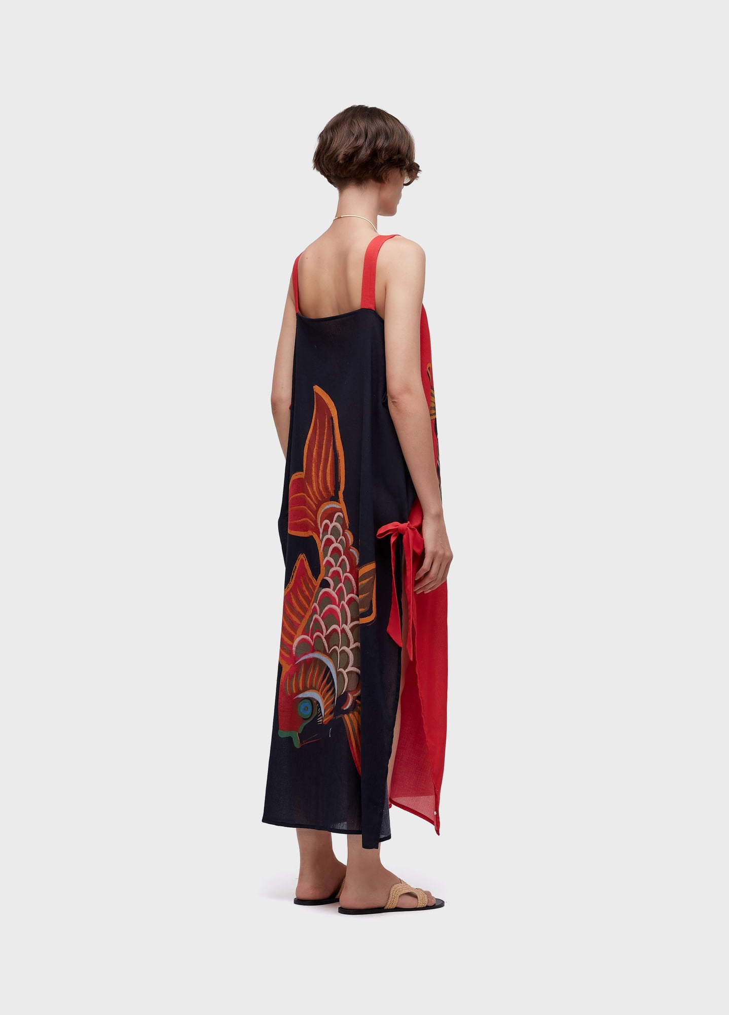 VESTIDO PAREO PEIXE RED