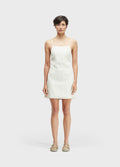 VESTIDO TIRAS SMOKING LINEN
