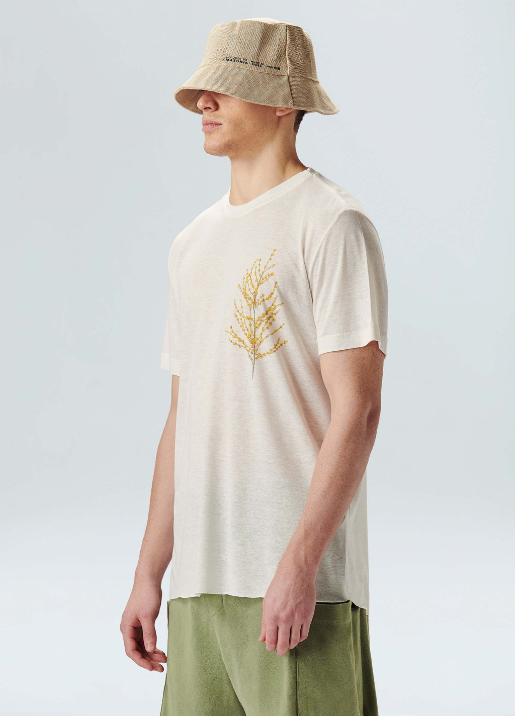 T-SHIRT LIGHT LINEN CHAMAEDORA