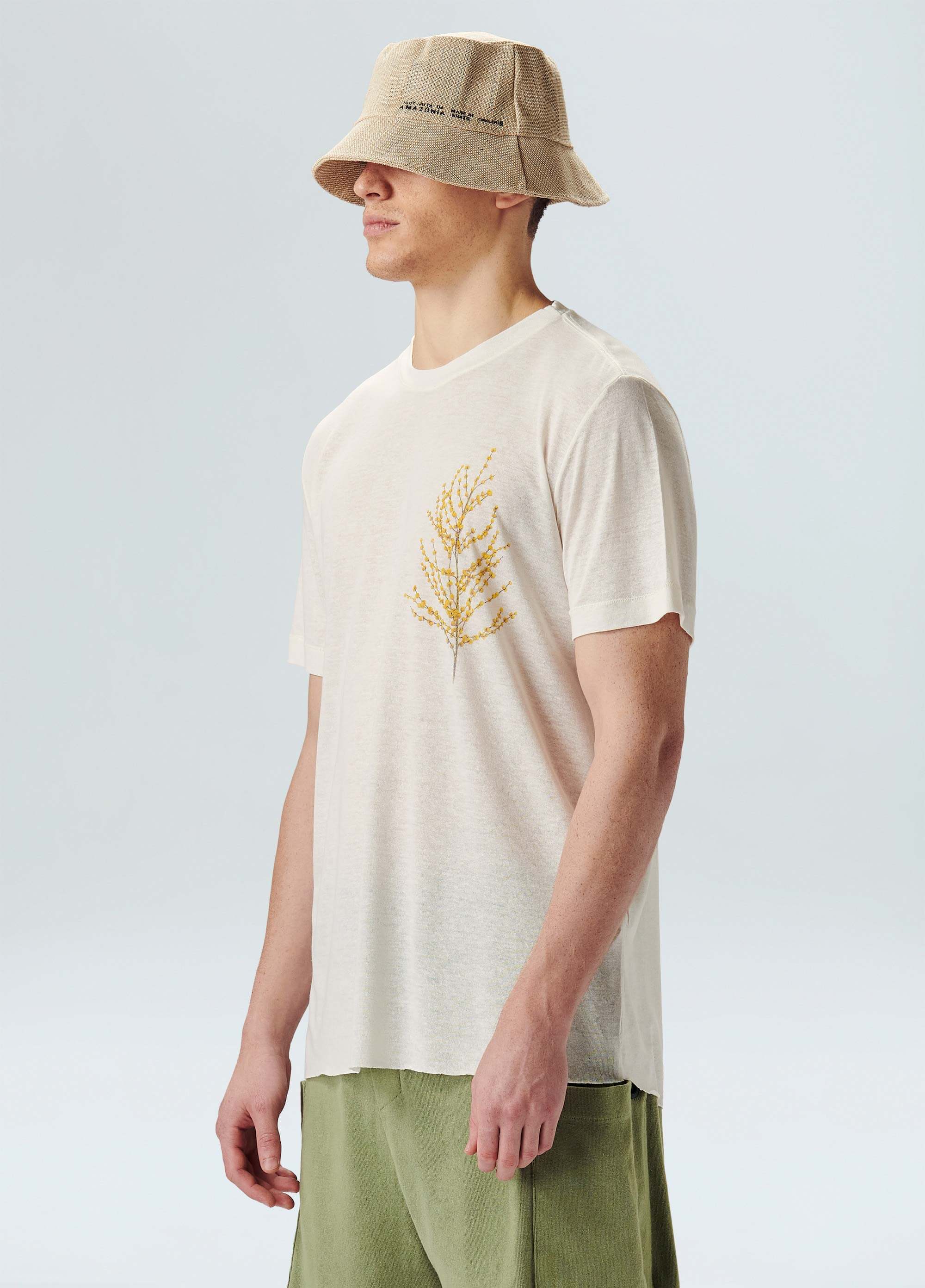 T-SHIRT LIGHT LINEN CHAMAEDORA