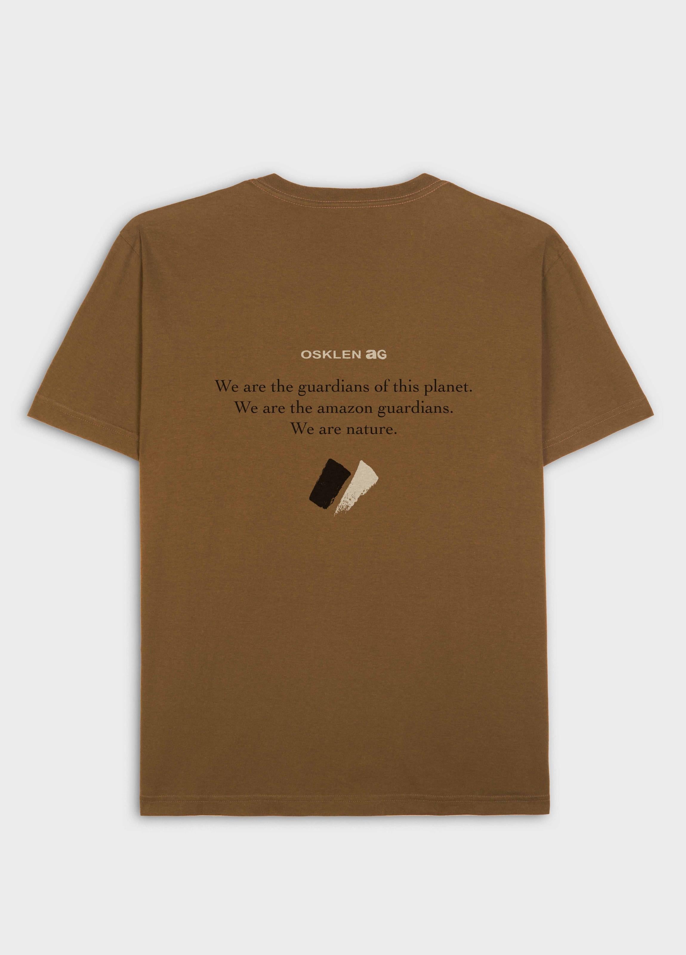 T-SHIRT VINTAGE WE ARE MC MARROM CEDRO