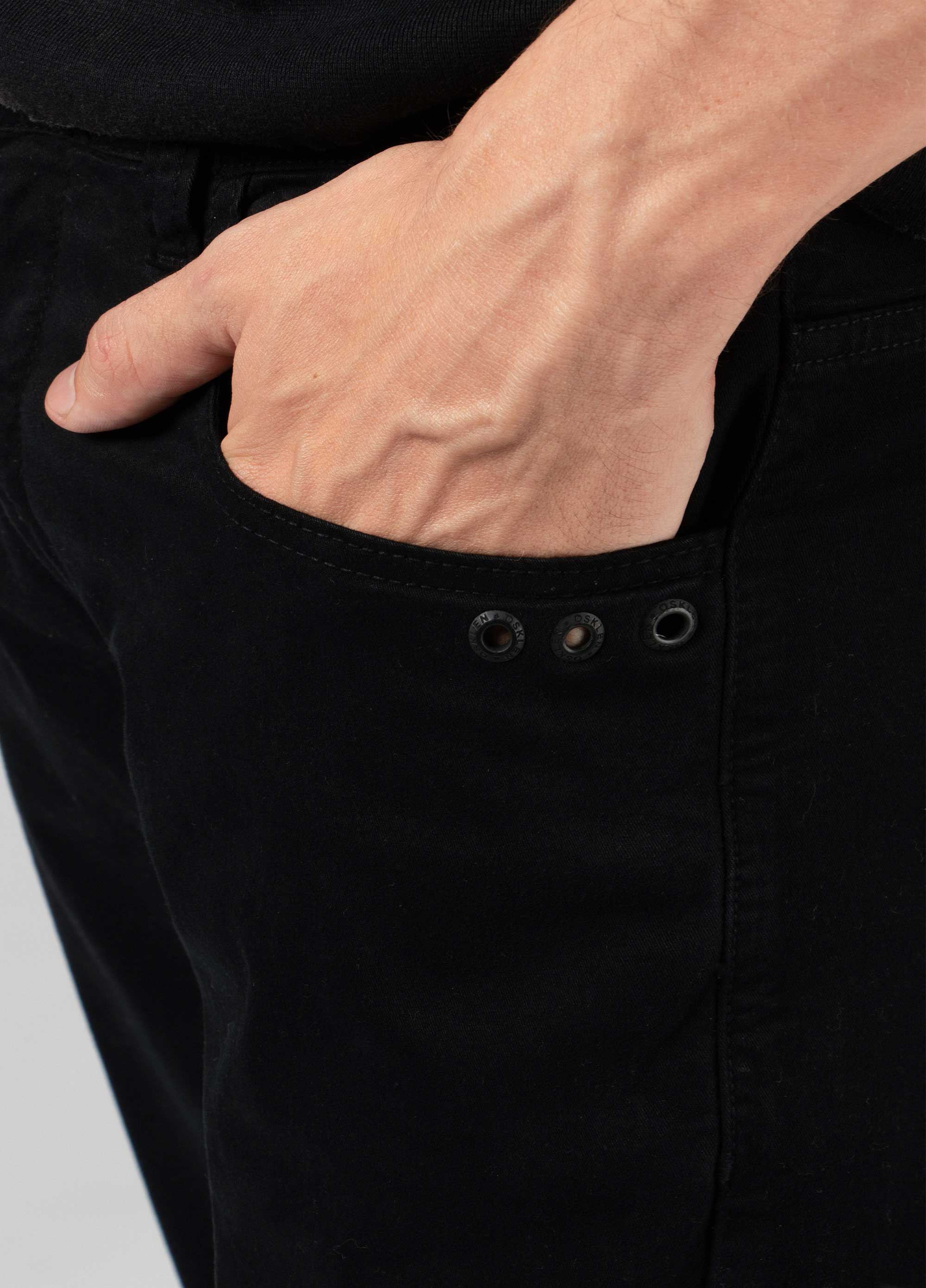 CALCA 5 POCKETS COLOR LISA PRETO